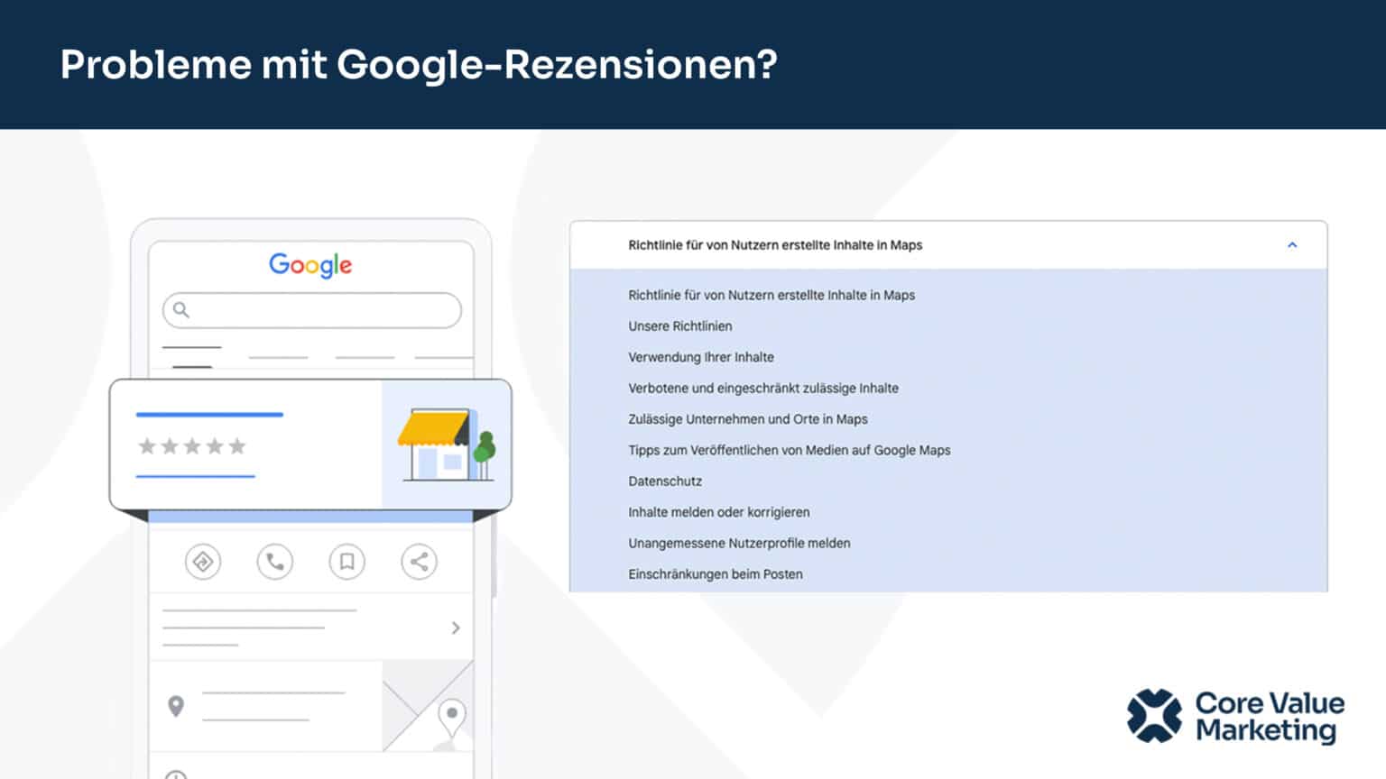 Google Rezension nicht sichtbar Gründe & Lösungen I CVM